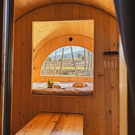 Luxe tent Sanjalica - Riverside Sleeping Barrel By Iglena *
